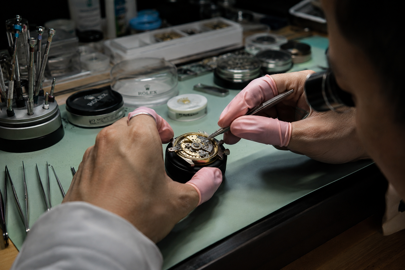 機械手錶製作工位真實照片